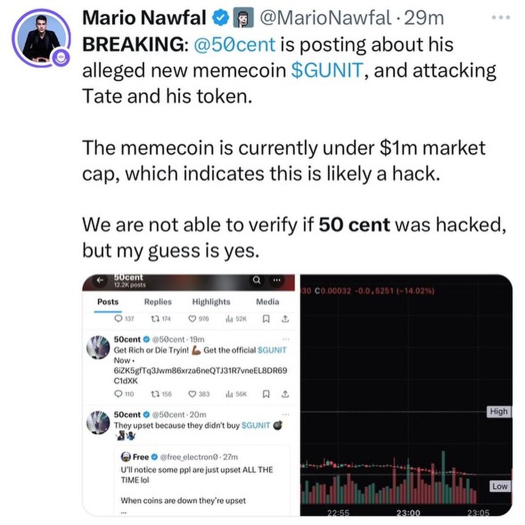 My Twitter & https://t.co/iaLj5OUvRT was hacked I have no association with  this Crypto. Twitter worked quickly to lock my account back down. Who ever  did this made $3,000,000 in 30 minutes.