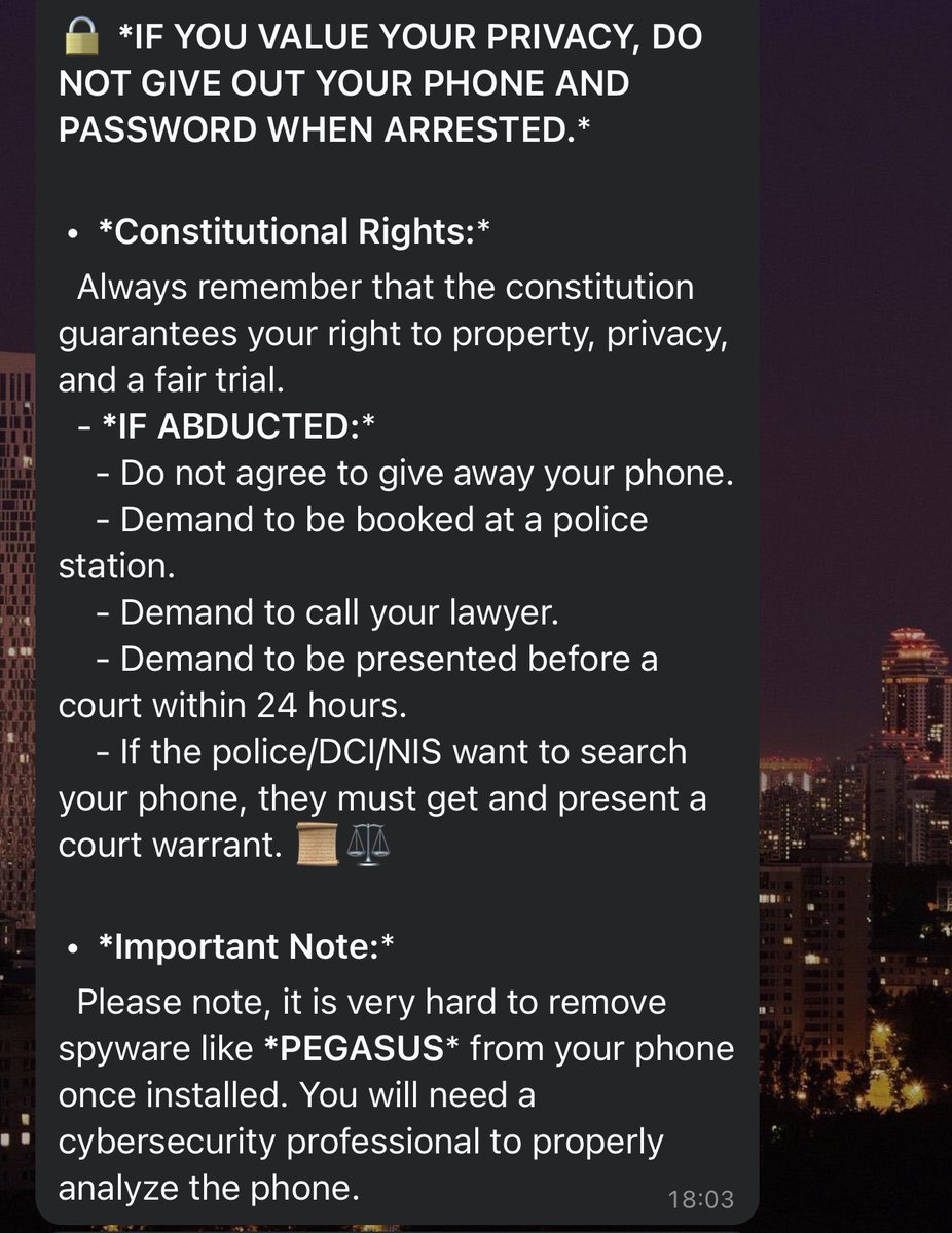 KhalifKairo's tweet photo. NIS and DCI have been caught flat footed and are resorting to this tactics to try tap your phones.
#RESIST https://t.co/vIfVU7XdZW