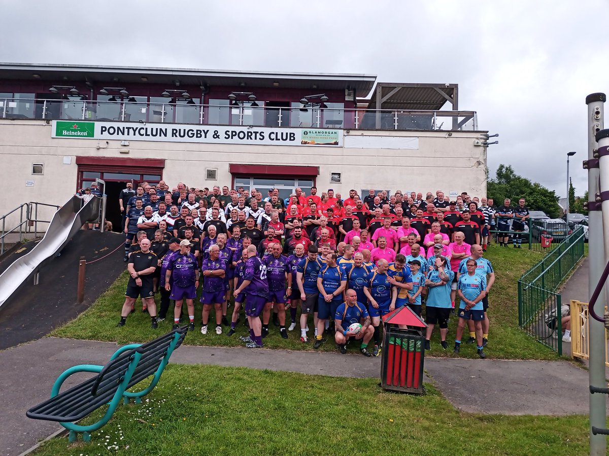 Delighted and humbled to host 190 players in 20 sides <a href="/PontyclunRFC/">Pontyclun RFC</a>  today at our annual walking rugby festival. See you all next year. If you want to join us for training its Monday evenings at 6.30 at the rugby club and 10.30 wednesday at Pontyclun park