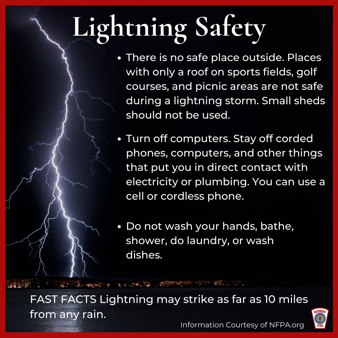 Lightning Safety Awareness Week: Staying Safe, image size:1080x1080