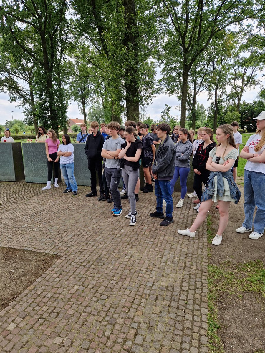 Birkenhead_Hist's tweet photo. Langemark German Cemetery. A place for sombre reflection. #Battlefields2024 https://t.co/9BVs8VgfMv