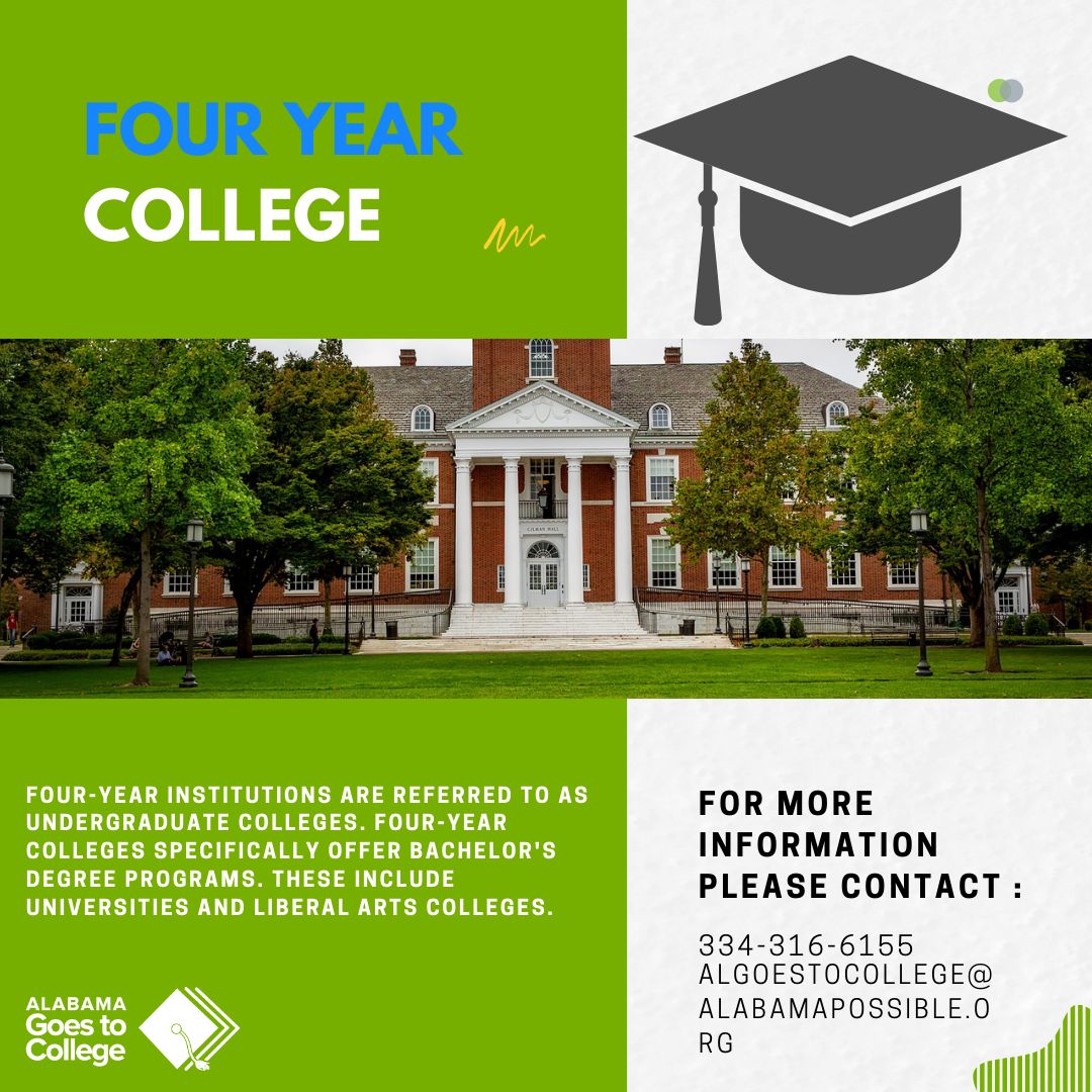 alabamapossible's tweet image. Alabama Goes to College is here to provide you with information on different postsecondary pathway options. Call or text to speak with a representative (334) 316-6155.

#summerbuild #ALGoes2College #AlabamaPossible #DotheFAFSA