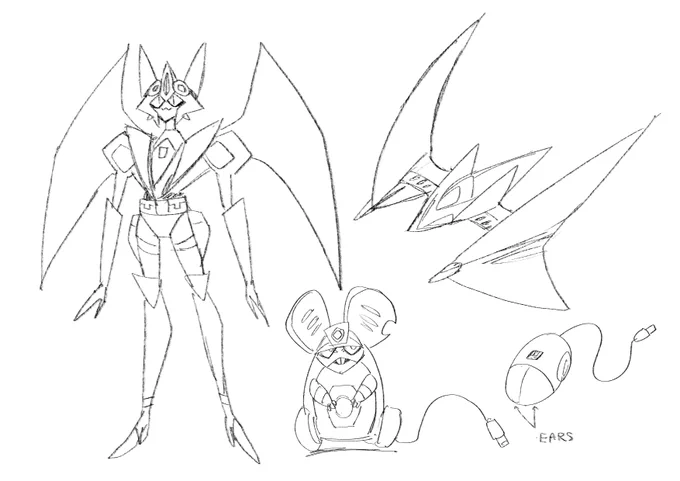 Ideas for non-beast rodents, Nyx and Rattrap/Mousetrap 🦇🐀 