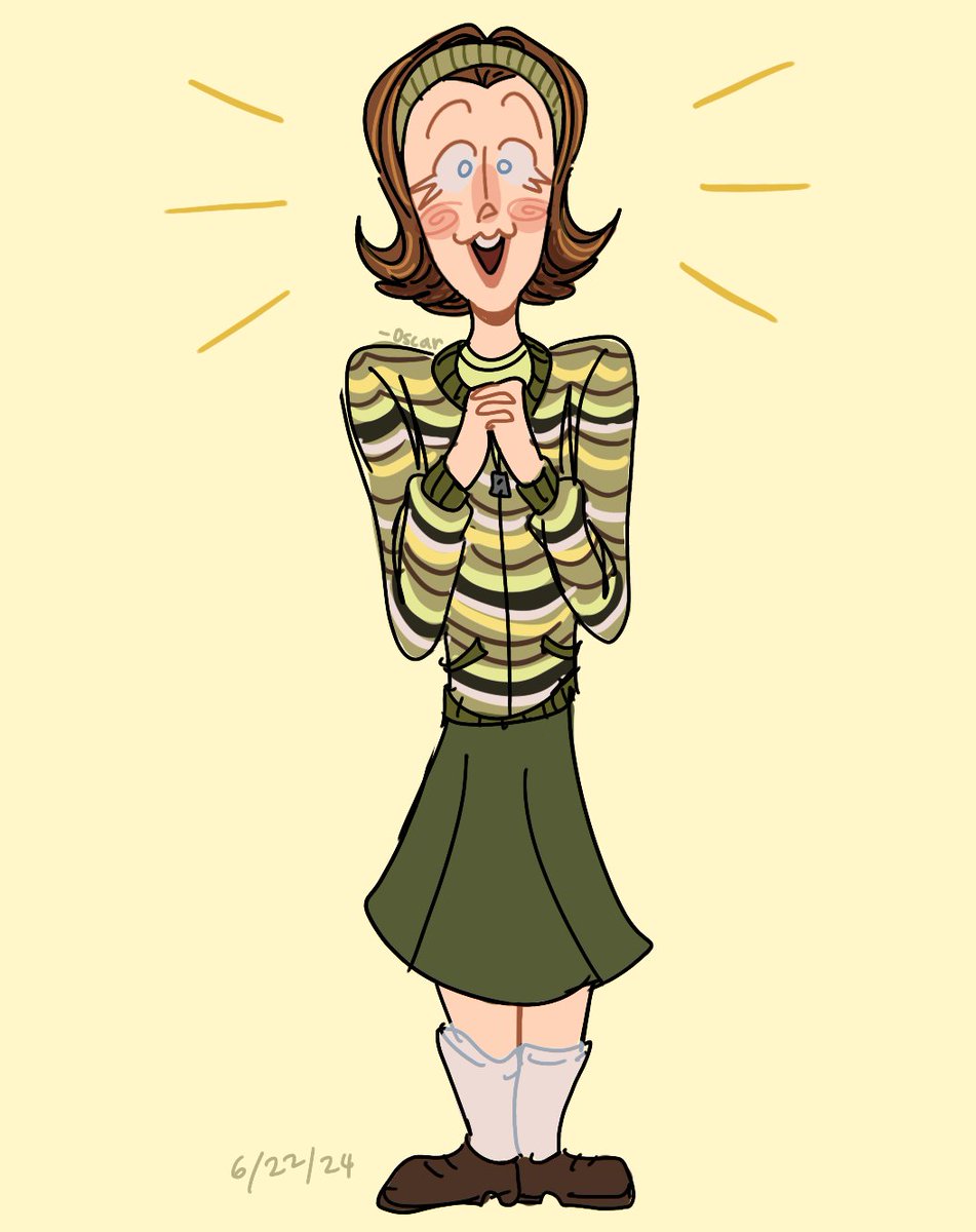 deadbeatescape's tweet image. started watching balamory so here’s a drawing of miss hoolie, I like her #balamory #fanart