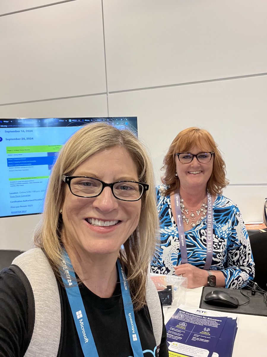 Learning about #ISTECert. Sounds like a great program!