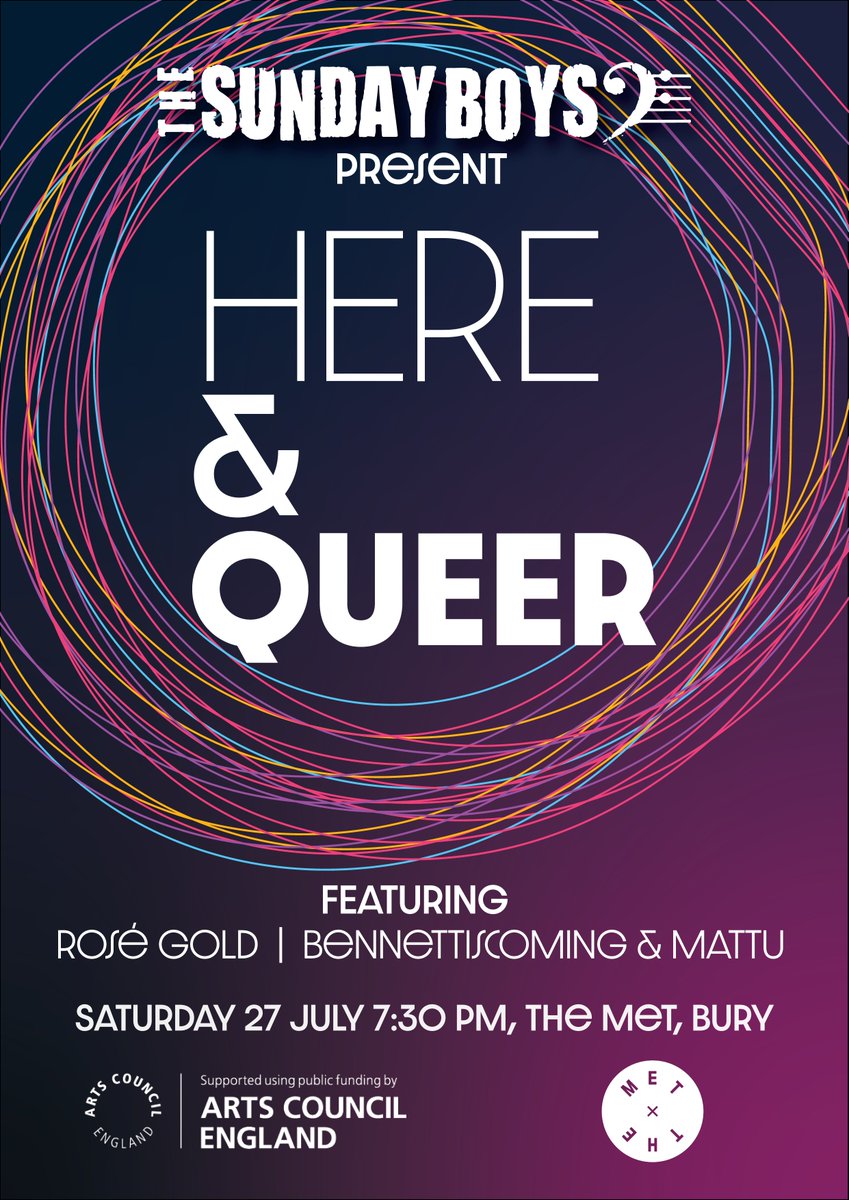 The Sunday Boys (@the_sundayboys) on Twitter photo 🎟️Save the date! Saturday 27 July, 7.30pm <a href="/themet/">The Met</a> Grab your ticket now for a night like no other
Enter the queer club scene with Rosé Gold,
<a href="/bennettiscoming/">your #1 underdog</a> & Mattu
👉 Get your tickets now tinyurl.com/5n89cvja
<a href="/ace_national/">Arts Council England</a>
<a href="/mbetteridge/">Michael Betteridge</a> 🎟️Save the date! Saturday 27 July, 7.30pm <a href="/themet/">The Met</a> Grab your ticket now for a night like no other
Enter the queer club scene with Rosé Gold,
<a href="/bennettiscoming/">your #1 underdog</a> & Mattu
👉 Get your tickets now tinyurl.com/5n89cvja
<a href="/ace_national/">Arts Council England</a>
<a href="/mbetteridge/">Michael Betteridge</a>