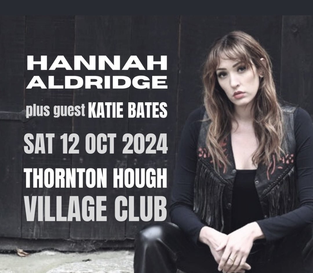 ThorntonHoughVC (@thvclive) on Twitter photo Delighted to announce that <a href="/HannahCAldridge/">Hannah Aldridge🕷</a> returns to Thornton Hough Village Club on 12 October. Tickets available now from wegottickets.com/thorntonhoughv…. Delighted to announce that <a href="/HannahCAldridge/">Hannah Aldridge🕷</a> returns to Thornton Hough Village Club on 12 October. Tickets available now from wegottickets.com/thorntonhoughv….