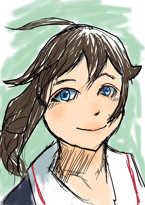 たまには人も描きたいきなこであった 
