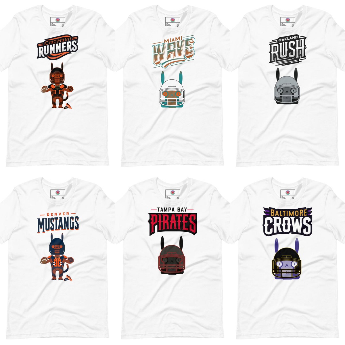 Ushkee's tweet photo. π Shop now at https://t.co/AVisWqhRtk for limited edition T-shirts inspired by our dynamic Metafield Guardians NFT collection. π¨ Miami Wave football player NFT available on Opensea β collect yours today! #Ushkee #FootballNFT #MiamiWave #LimitedEdition #ShopNow #NFTArt #AVAX https://t.co/bjywb5ENCC