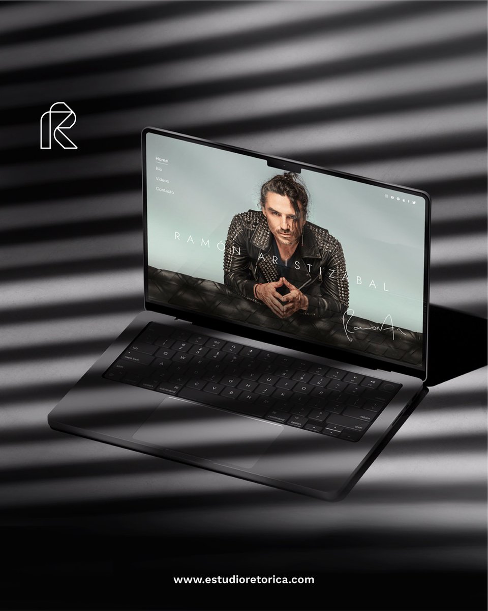 Con este estilo  pop rock y bohemio finalizamos la web de Ramón Aristizábal. Con manejo de colores oscuros, para darle esa sensación de fuerza basándonos en su personalidad y carácter.

.
.
.
#web #diseño #programacion