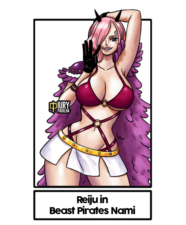 Reiju in Nami Beast Pirates outfit