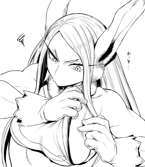 いつ描いたのか記憶がない途中ミルコ出てきたので供養🐰 