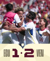 CISPZulia's tweet photo. CISPAlDia Nuestro C/J @NicolasMaduro Felicitó a la Selección Vinotinto por su victoria ante Ecuador 2-1 en su debut en la Copa América 2024. 
¡Tremenda victoria de Venezuela! Nuestra Selección Nacional, la Vinotinto ha empezado con buen pie...
@ACoronadoVzla 
@CISPresidencial https://t.co/yb8vPft8VW