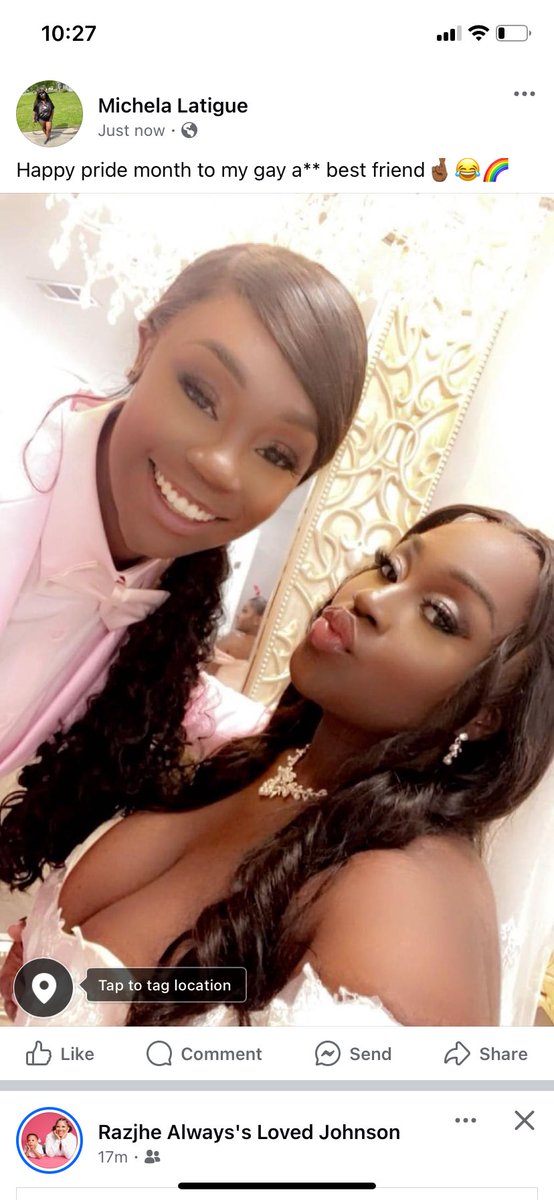 SoundsGooodd's tweet image. Happy pride month to my gay a** bestfriend🤞🏾😂🌈 @FWtori