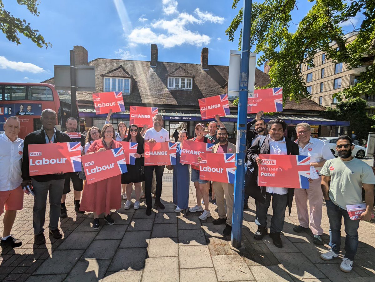 A busy past few days supporting <a href="/gareththomasMP/">Gareth Thomas MP</a> <a href="/PrimeshPatel/">Primesh Patel</a> <a href="/tony_gill91/">Cllr Tony Gill</a> all over Harrow, w/ a quick trip up to the NE to support <a href="/lukeakehurst/">Luke Akehurst</a> in North Durham. Excellent candidates I’m proud to call friends &amp; colleagues. Vote <a href="/UKLabour/">The Labour Party</a> <a href="/CoopParty/">Co-operative Party</a> 4th July! 🌹 🐝 🇬🇧 ✊🏽