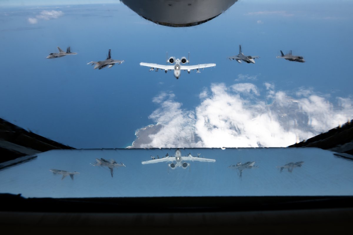 U.S. Air Force (@usairforce) on Twitter photo More than 40 aircraft from nine U.S. states participated in exercise Sentry Aloha 24-2 <a href="/JointBasePHH/">Joint Base Pearl Harbor-Hickam</a>. ๐๏ธ
Check it out!
pacaf.af.mil/News/Article-Dโฆ More than 40 aircraft from nine U.S. states participated in exercise Sentry Aloha 24-2 <a href="/JointBasePHH/">Joint Base Pearl Harbor-Hickam</a>. ๐๏ธ
Check it out!
pacaf.af.mil/News/Article-Dโฆ