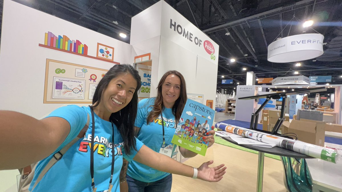 Eda Gimenez (@eda_gimenez) on Twitter photo Getting ready for a week #ISTELive24 of awesomeness with my fellow <a href="/CapstonePub/">Capstone ๐</a> #PebbleGoโers! Booth #724 in the making ๐ Getting ready for a week #ISTELive24 of awesomeness with my fellow <a href="/CapstonePub/">Capstone ๐</a> #PebbleGoโers! Booth #724 in the making ๐