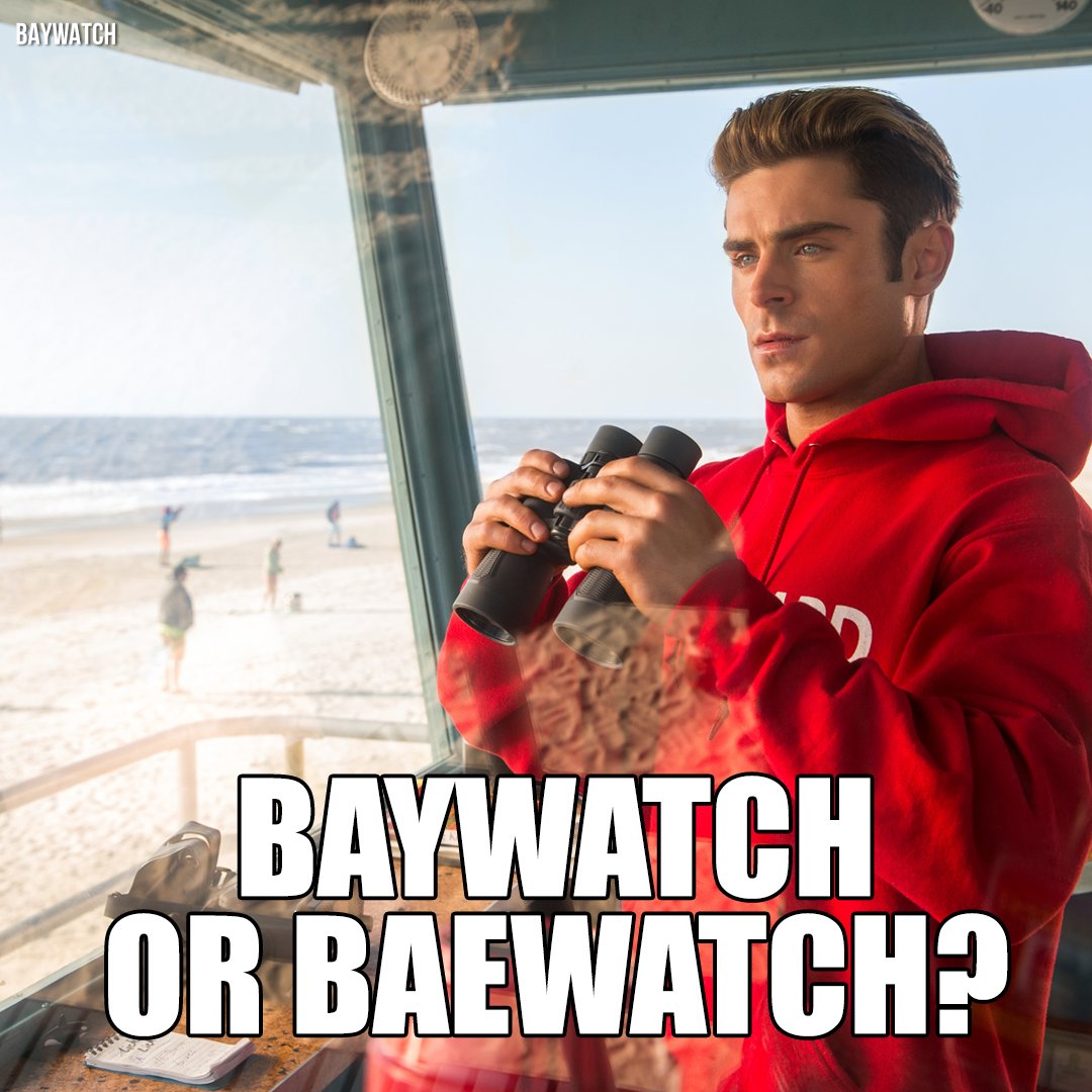 Suddenly we forgot how to swim... Catch Zac Efron on duty in #Baywatch 🌊paramnt.us/Baywatch-ZacEf…