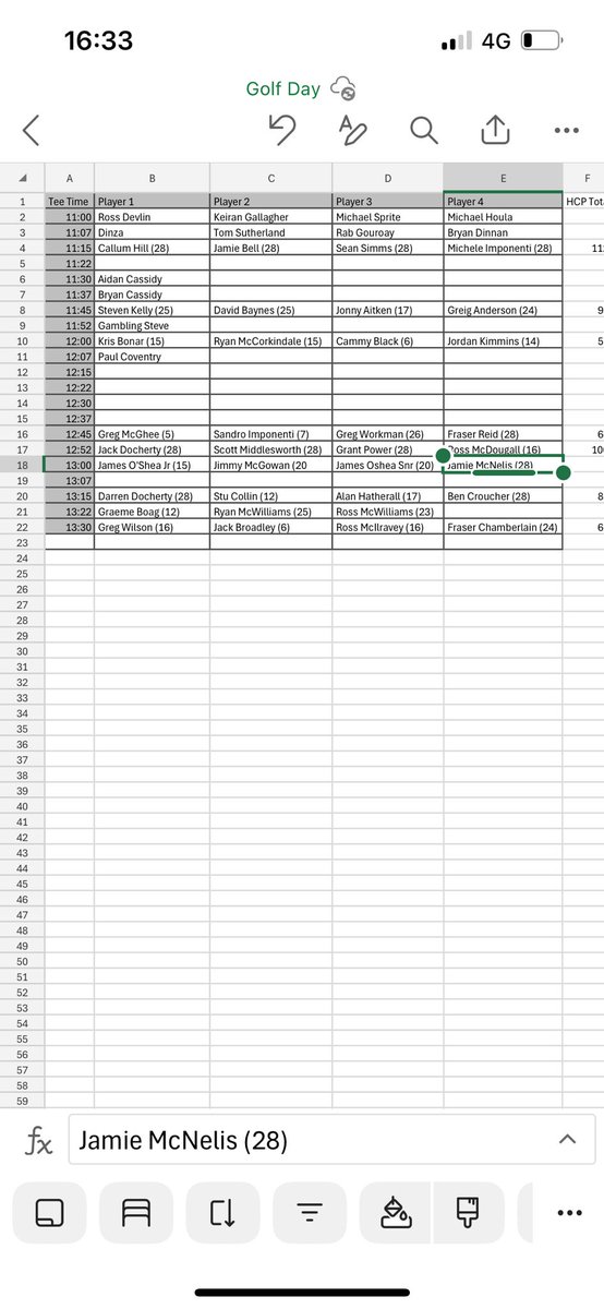 Blackthorn are holding a golf day on Sunday August 4th with the below tee off times still available. £140 per team of 4 includes a morning roll, entry into multiple competitions, and dinner at the clubhouse. Drop a message if you're interested in putting a team in.
