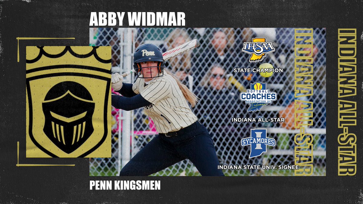 Congrats to Penn's Abby Widmar on being an Indiana Softball All-Star !!!!