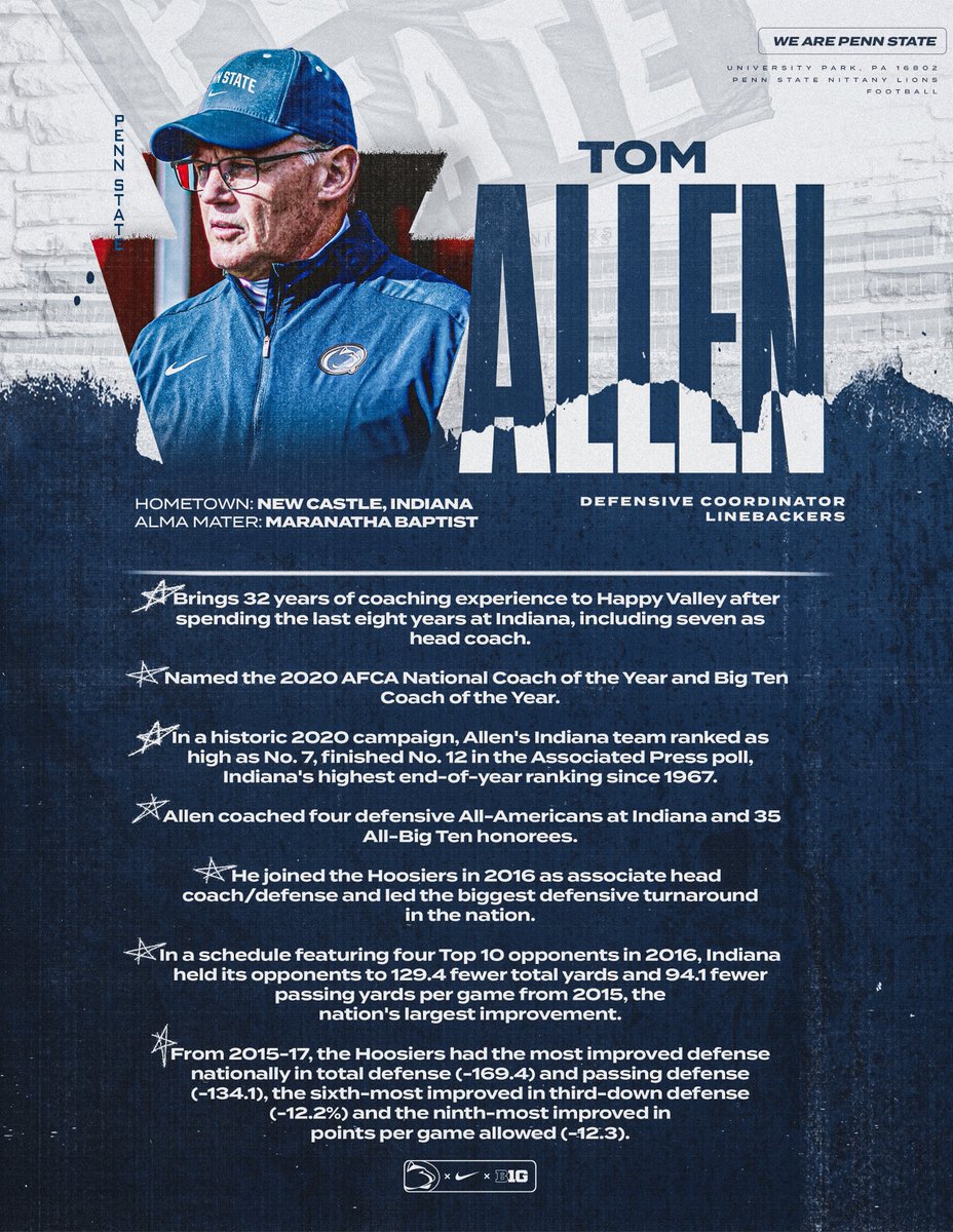 LBU is in good hands. 🤝

#WeAre x @CoachAllenPSU