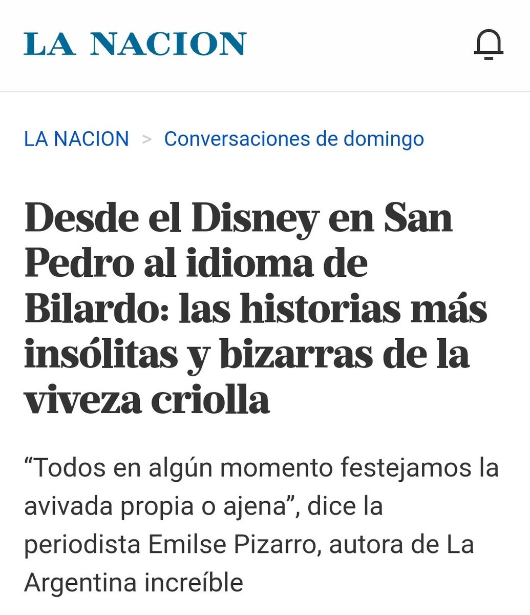 "Todos hemos festejado la avivada propia o ajena", dije y sostengo. Gracias <a href="/LANACION/">LA NACION</a> y <a href="/Josetotah/">José Totah</a> por la entrevista e interés en #LaArgentinaIncreíble
lanacion.com.ar/conversaciones…