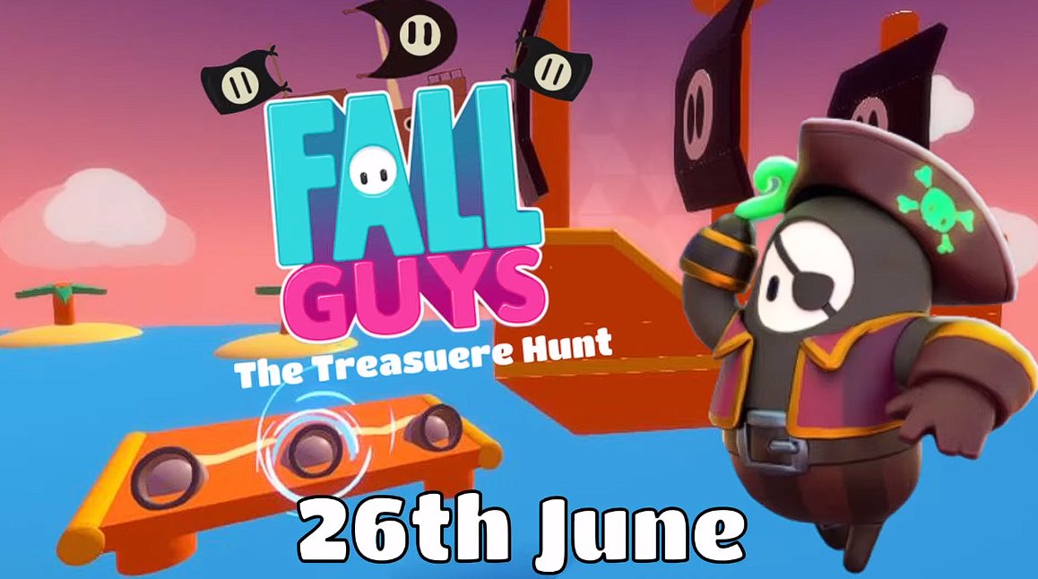 FallBaack's tweet image. Fall Back SS6 The Treassure Hunt is launching on the 26th of June!!!!!!!

#FallGuys #fallguyscreative