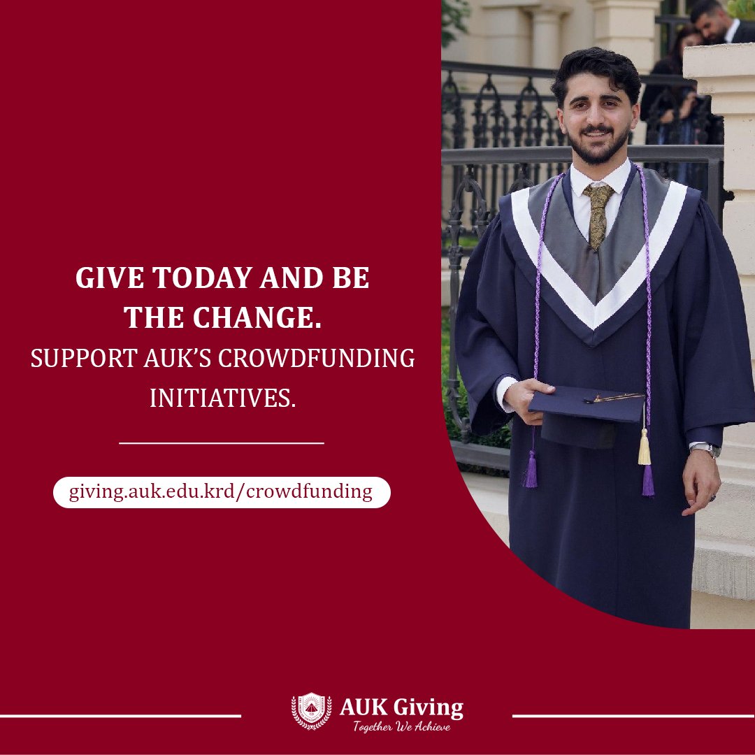 aukgiving's tweet photo. Make a difference, one campaign at a time. Support AUK’s Crowdfunding initiatives and together let’s promote inclusivity, innovation and collective prosperity. Give today and be part of the change: https://t.co/FdqNAOMk6u
#AUKGiving #TogetherWeAchieve https://t.co/vKHWIQWzUL