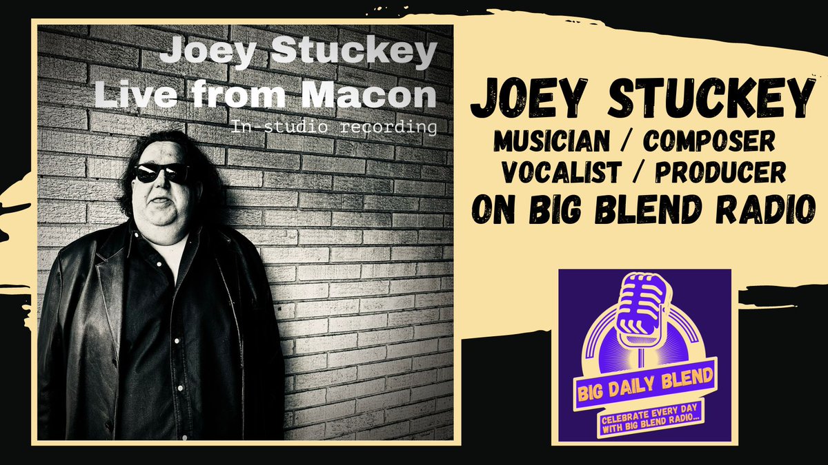 Big Blend Radio & Magazines (@bigblendmag) on Twitter photo On #BigBlendRadio now, musician Joey Stuckey <a href="/Jstuckeymusic/">Joey Stuckey</a>, Music Ambassador of Macon, Georgia," talks about his new album "Joey Stuckey - Live from Macon" & mini documentary "Vision." Listen: youtu.be/apVcXch1bNg?fe… #newmusic #musicpodcast On #BigBlendRadio now, musician Joey Stuckey <a href="/Jstuckeymusic/">Joey Stuckey</a>, Music Ambassador of Macon, Georgia," talks about his new album "Joey Stuckey - Live from Macon" & mini documentary "Vision." Listen: youtu.be/apVcXch1bNg?fe… #newmusic #musicpodcast