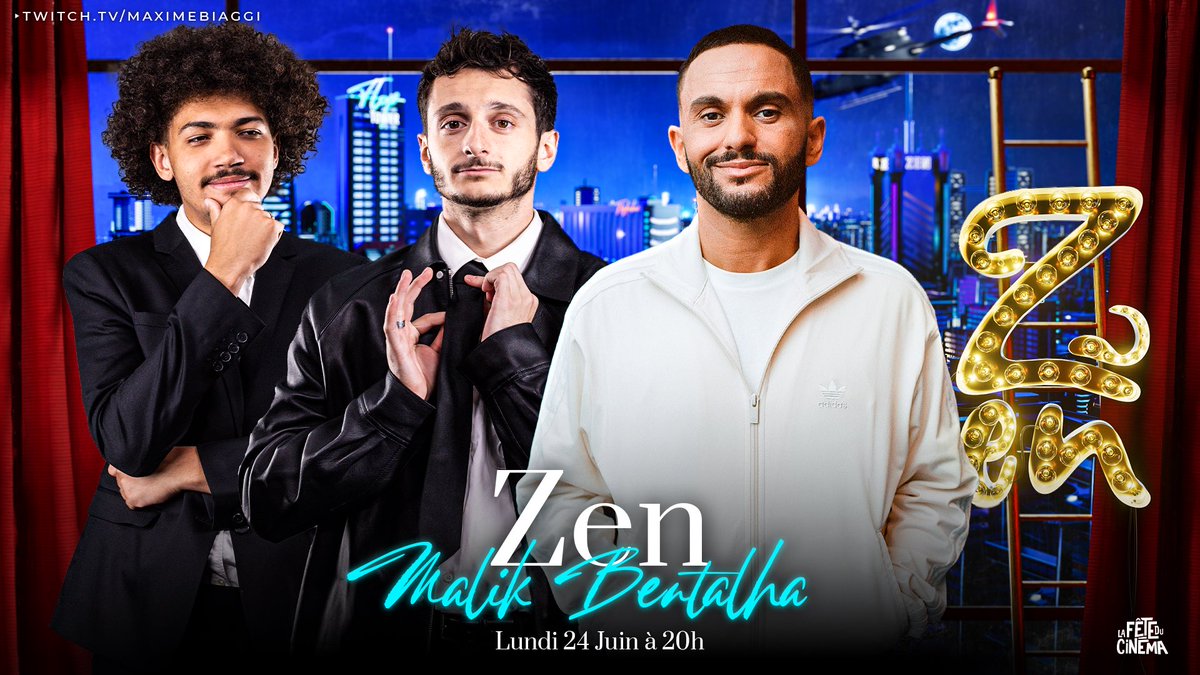 Dernier zen ? 
Ça fait 3 ans que vous nous faites vivre un rêve et qu’on essaie de vous le rendre du mieux qu’on peut en y mettant toute notre âme. 
Rdv lundi avec Malik Bentalha, venez parce qu’on aura des choses à vous dire 🥹