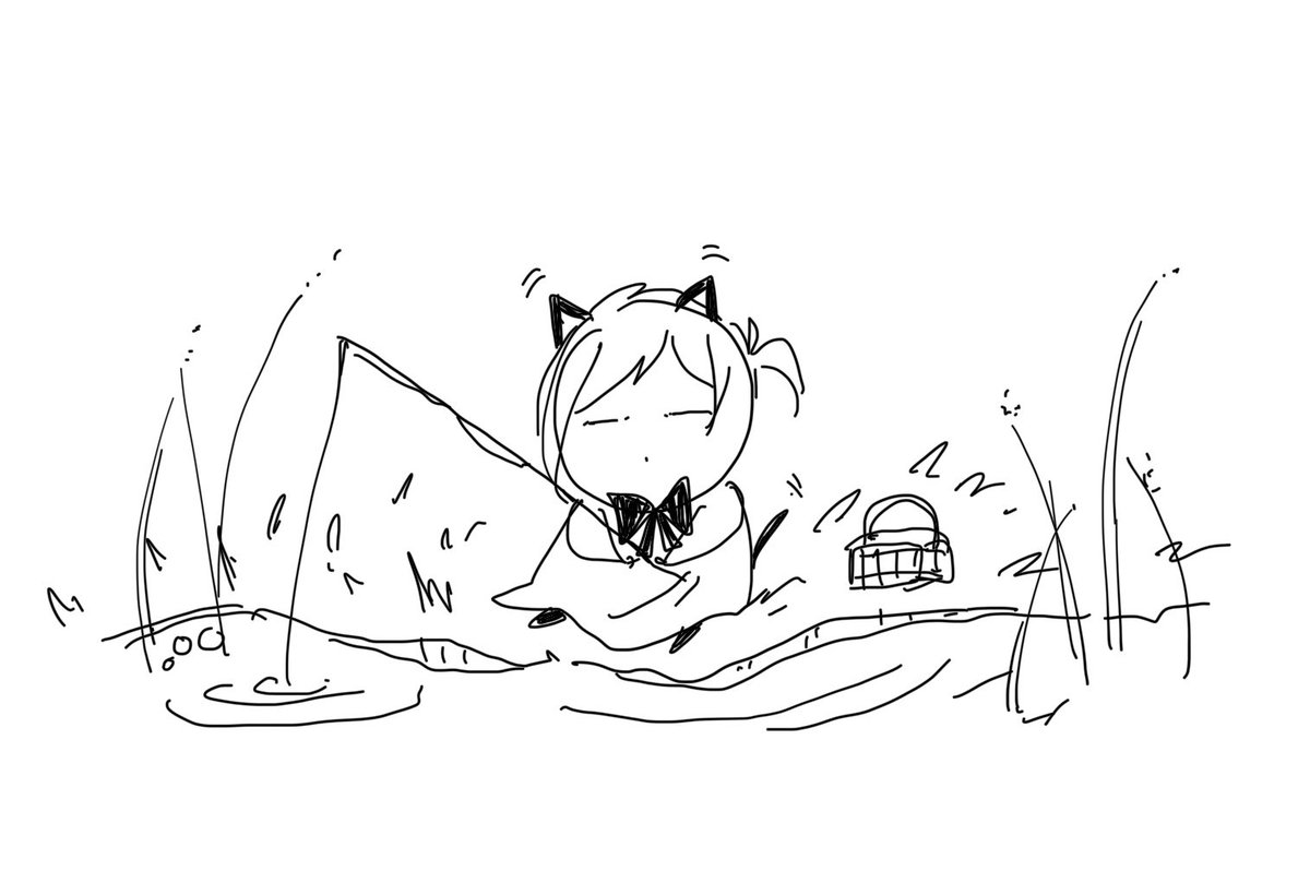 "the salmon are shy. but i am patient"