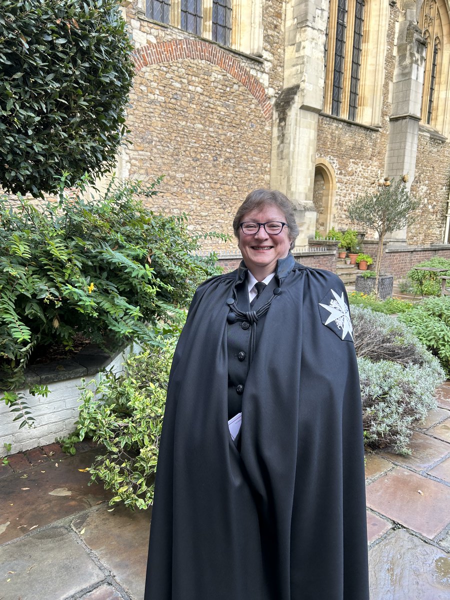 SaTHChildren's tweet photo. Few days off. Robed as a member of St John Chapter in St Paul's Cathedral walking down the centre aisle, amazing at the Annual Service for St John's Day. Also remembering my late father who was also a member of the Order of St John. @stjohnambulance @sathNHS https://t.co/l0AQULtfCG