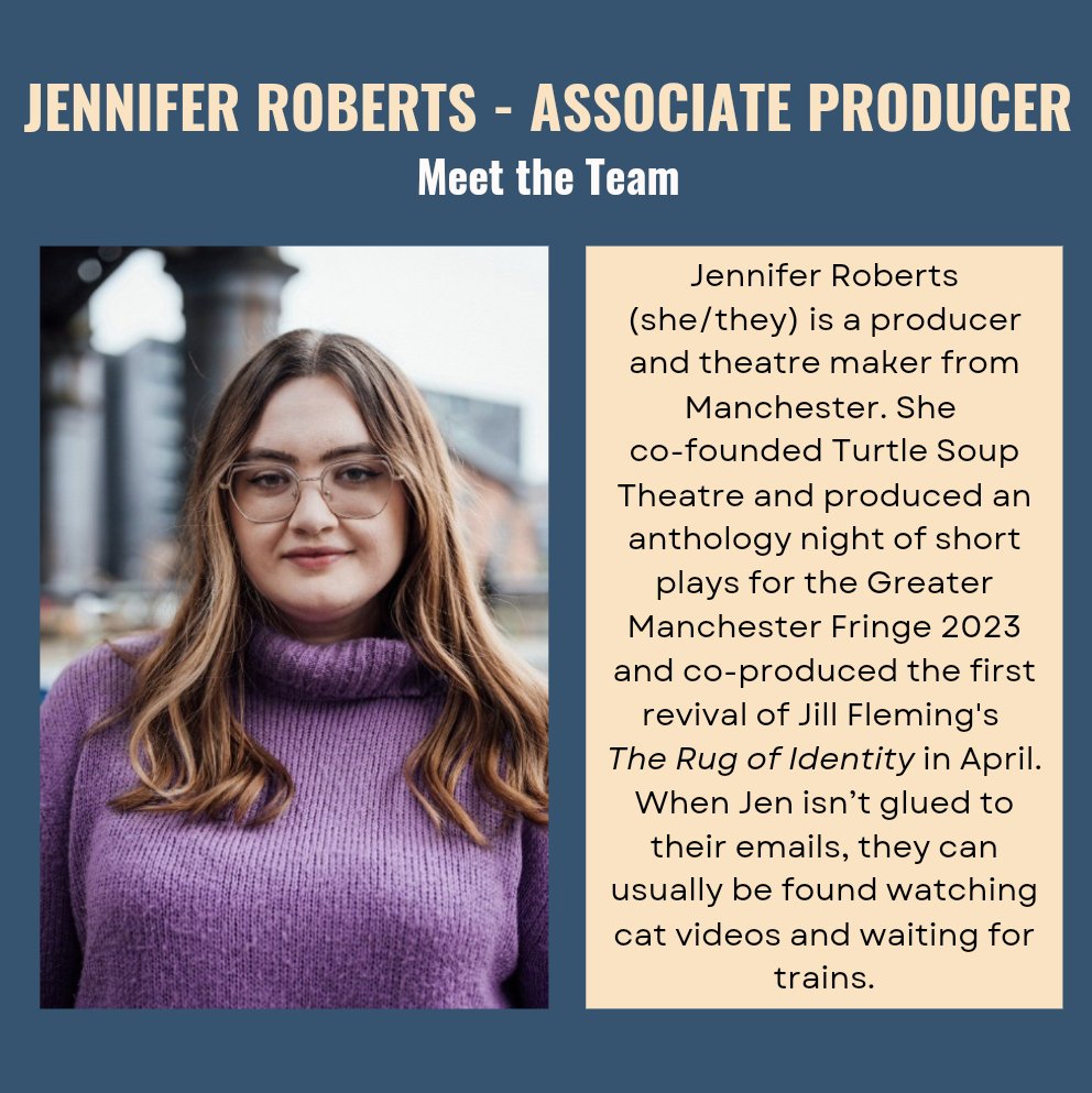 Meet The Team: JENNIFER ROBERTS - Associate Producer 
<a href="/jenroberts97/">Jennifer Roberts</a>