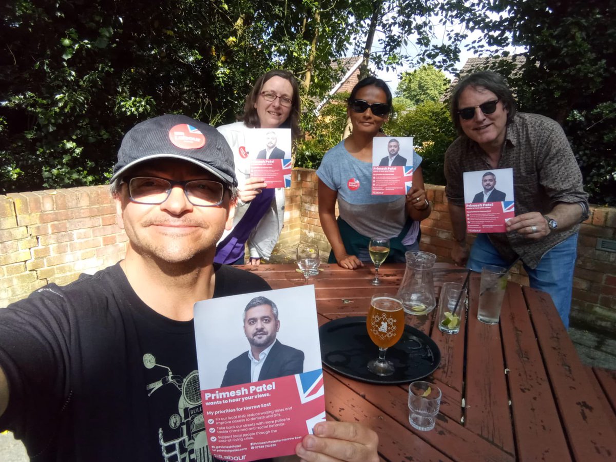 Primesh Patel (@primeshpatel) on Twitter photo What a morning! Thank you <a href="/JewishLabour/">Jewish Labour Movement</a>, Hackney Labour & <a href="/Meg_HillierMP/">Meg Hillier</a> for joining us in Harrow East today!
Vote change. Vote Labour on Thursday 4 July🌹🇬🇧 What a morning! Thank you <a href="/JewishLabour/">Jewish Labour Movement</a>, Hackney Labour & <a href="/Meg_HillierMP/">Meg Hillier</a> for joining us in Harrow East today!
Vote change. Vote Labour on Thursday 4 July🌹🇬🇧