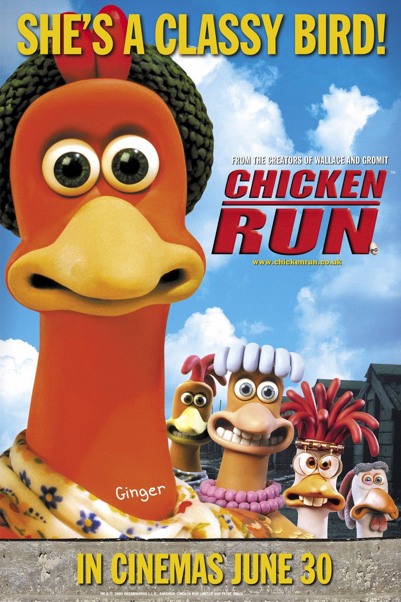UJStrikesBack's tweet photo. Happy 24th Anniversary to Chicken Run! 🥳🎉

#ChickenRun #JuliaSawalha #BenjaminWhitrow #ImeldaStaunton @lynnfergy #TimothySpall #MirandaRichardson #TonyHaygarth #PhilLewis #DaveAlexRiddett #TristanOliver #FrankPassingham #MarkSolomon #JohnPowell @HarryGW #NickPark @DreamWorks https://t.co/KGOBw7Vp7o