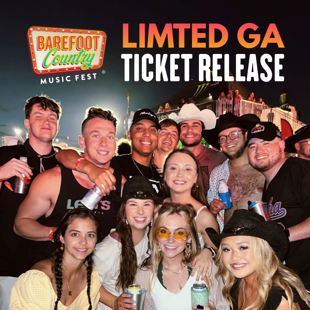 Barefoot Music Festival Lineup 2025 Poster