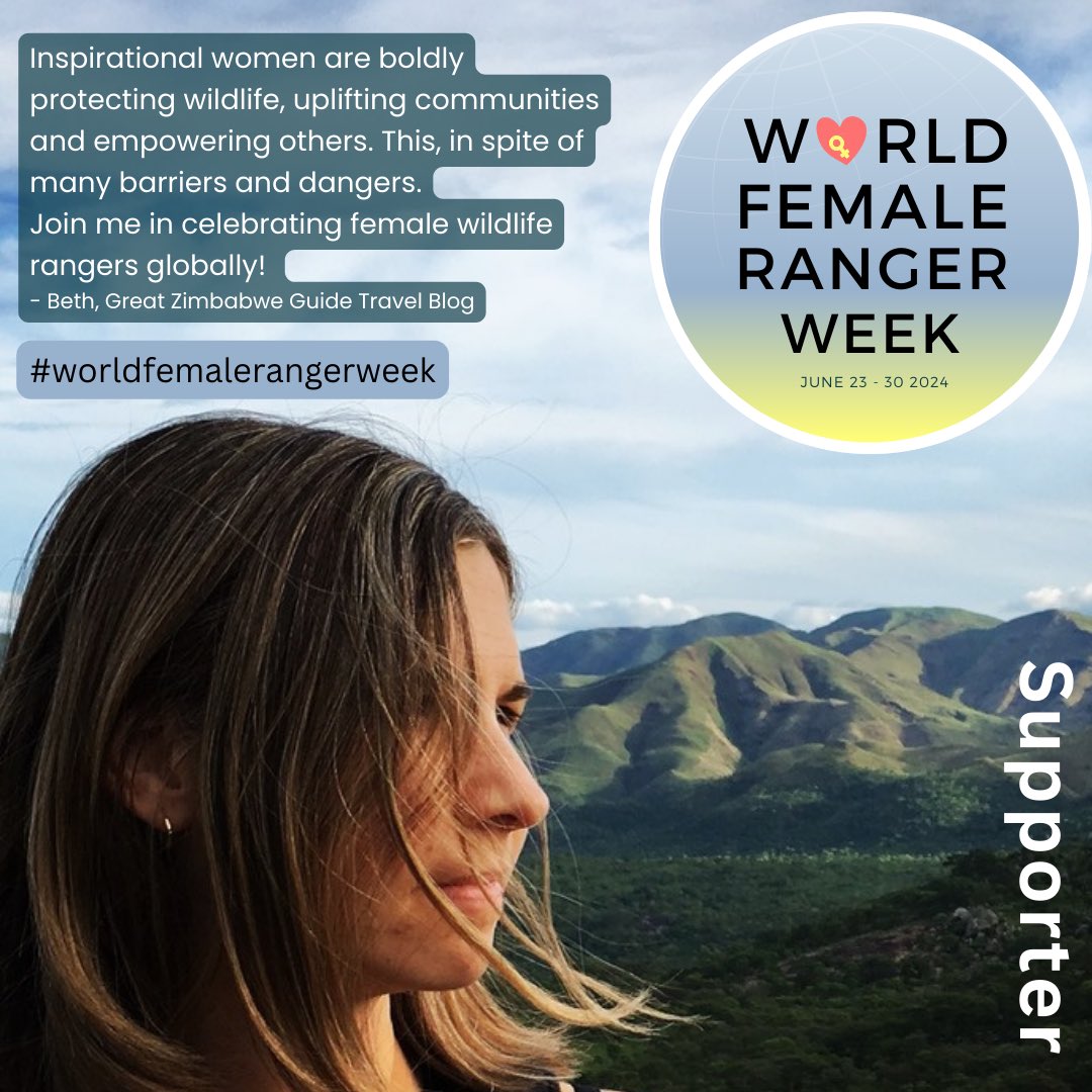 Supporting #WorldFemaleRangerDay and #worldfemalerangerweek 🫶