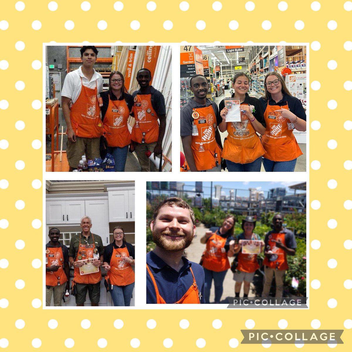 Celebrating these fantastic teammates!! 
Happy anniversary to you guys and Thank you for all your hard work and dedication to Home Depot!!