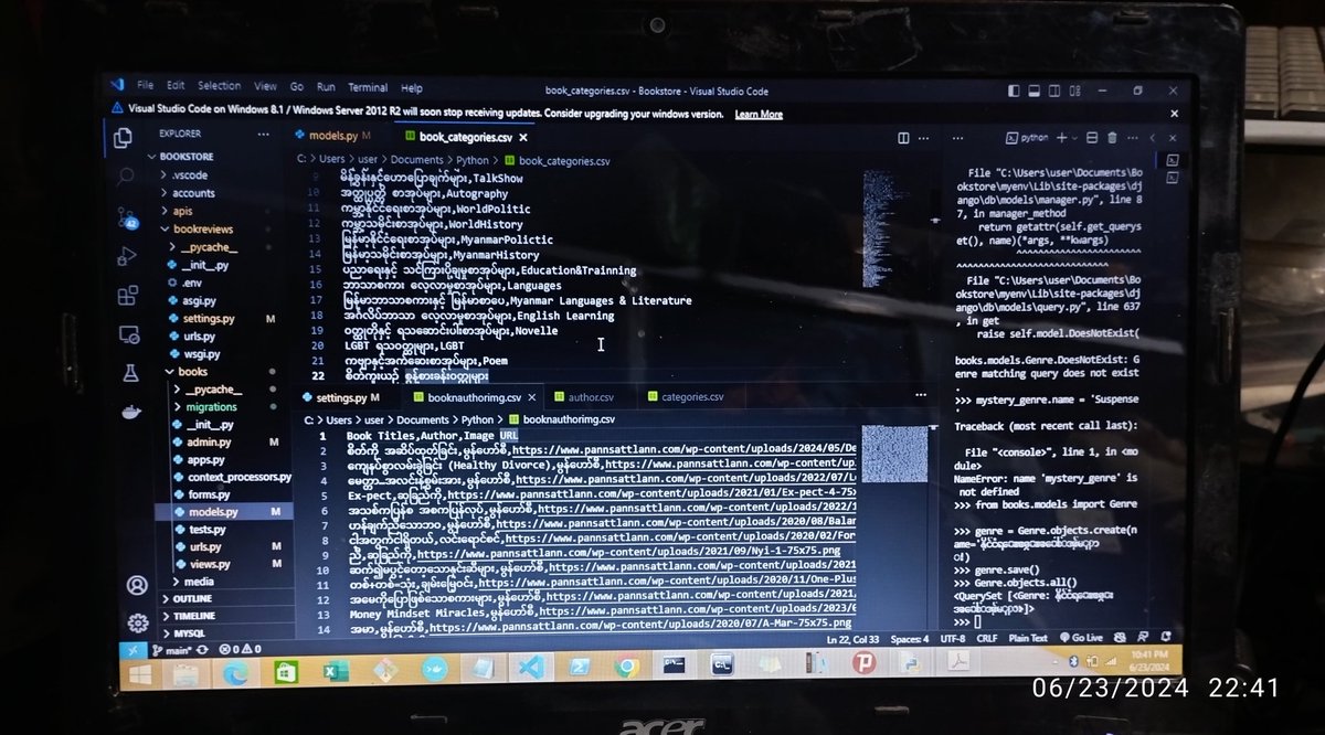 alexdocoding's tweet image. Using Scripting to import CSV file into PostgreSql Django project.Really have fun with webscraping. How I spent my weekend for #BackendJourney
#BuildInPublic .