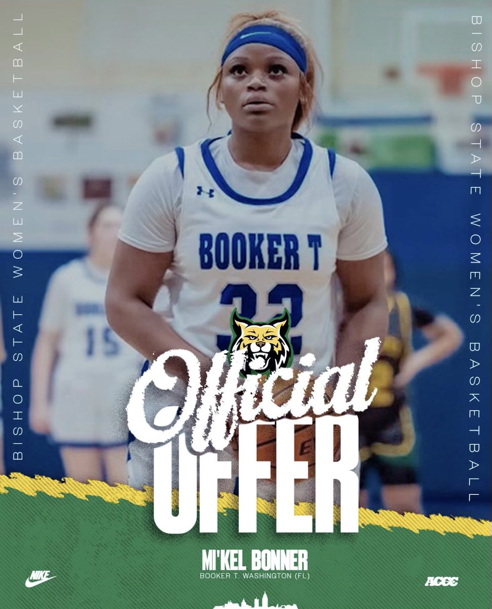 mikellbonner's tweet photo. Blessed to receive my 2nd offer from Bishop Stateπ₯ #agtg #onlythebegining @BishopStateWBB @SHESACOACH @BTW_LadyCats https://t.co/6BE9iOAnyM