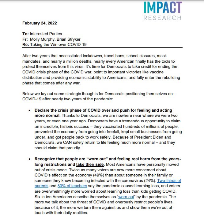 acrossthemersey's tweet image. Did everyone know that the Democrats laid out a plan for Declaring Victory over COVID in 2022, simply because it’s what people wanted to hear?

Then Hundreds of Thousands Died while Millions more became disabled, as they continue to pretend it’s over.
docs.house.gov/meetings/VC/VC…