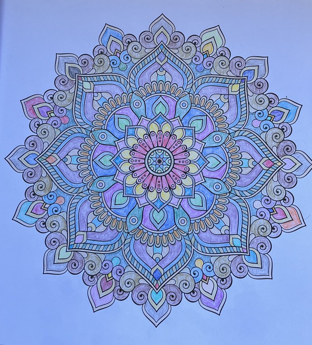#coronaviruscollection #art #mandala #mindfulness #colouring
