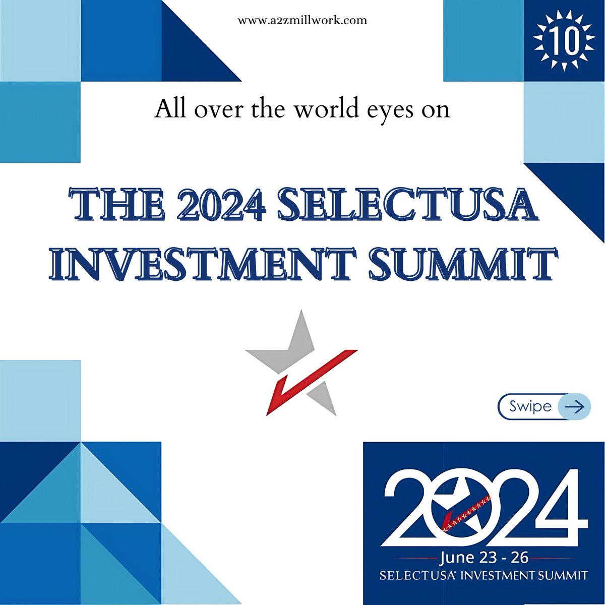 a2zmillwork's tweet photo. 🌍 Exciting news! 
All eyes are on the 2024 SelectUSA Investment Summit, and we're thrilled to announce that @a2zmillwork is invited to attend! 

Visit us: https://t.co/gh48zJ6rLv
📞 +1 716-309-2180
📧 info@a2zmillwork.com https://t.co/m8BRZmFHJr