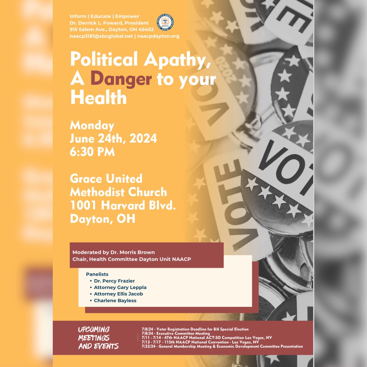 Dayton Unit NAACP tweet media