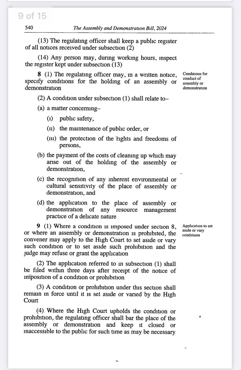 Mwihakiwanganga's tweet photo. Guys, there's a new bill in Parliament, The Assembly and Demonstration Bill of 2024. It seeks to limit the Right to Demonstrate and will require people pay a fee to get approval to protest.Let's all take to the streets on Tuesday📣 #RejectFinanceBill2024 #TotalShutdownKe https://t.co/m8UgWPk06M