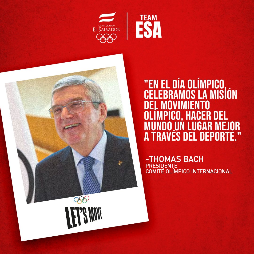 TeamESA_'s tweet image. El #DíaOlímpico nos invita a reflexionar sobre los valores universales de amistad, respeto y juego limpio que inspiran a millones. ✨🌎

#TeamESA 🇸🇻 | #LetsMove 🏃🏻‍♂️