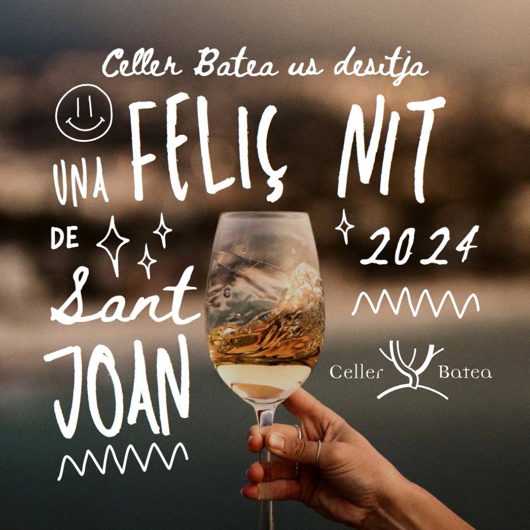 Feliç revetlla de Sant Joan!✨
💥🎆🧨

#cellerbatea #parati #DOterraalta #wine #4you #fansDOTerraalta #grandesvinos #organicwines #winelovers #garnachablanca #garnachanegra #whitegrenache #somgarnatxa #garnatxablanca100 #rutadoterraalta #terraaltaterrateua #terresdelebre