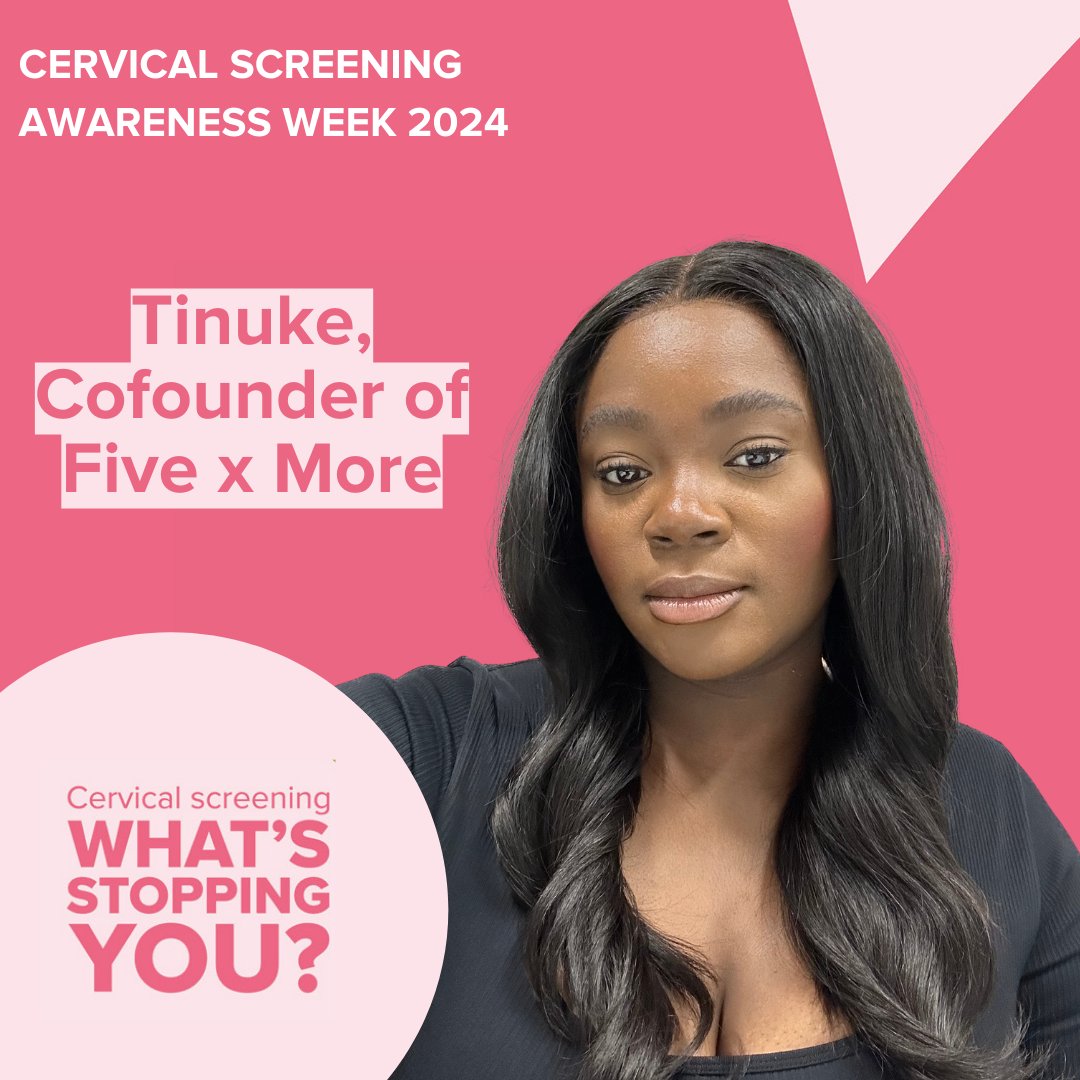 The Eve Appeal (@eveappeal) on Twitter photo <a href="/TinukeAwe/">Tinuke Awe</a>, Co-founder of Five X More, chatted to us about her experience being diagnosed with advanced cervical cell changes (CIN 3) from her #CervicalScreening test, which was overdue by six years due to her being pregnant when she received her previous two invitations.
🧵 <a href="/TinukeAwe/">Tinuke Awe</a>, Co-founder of Five X More, chatted to us about her experience being diagnosed with advanced cervical cell changes (CIN 3) from her #CervicalScreening test, which was overdue by six years due to her being pregnant when she received her previous two invitations.
🧵