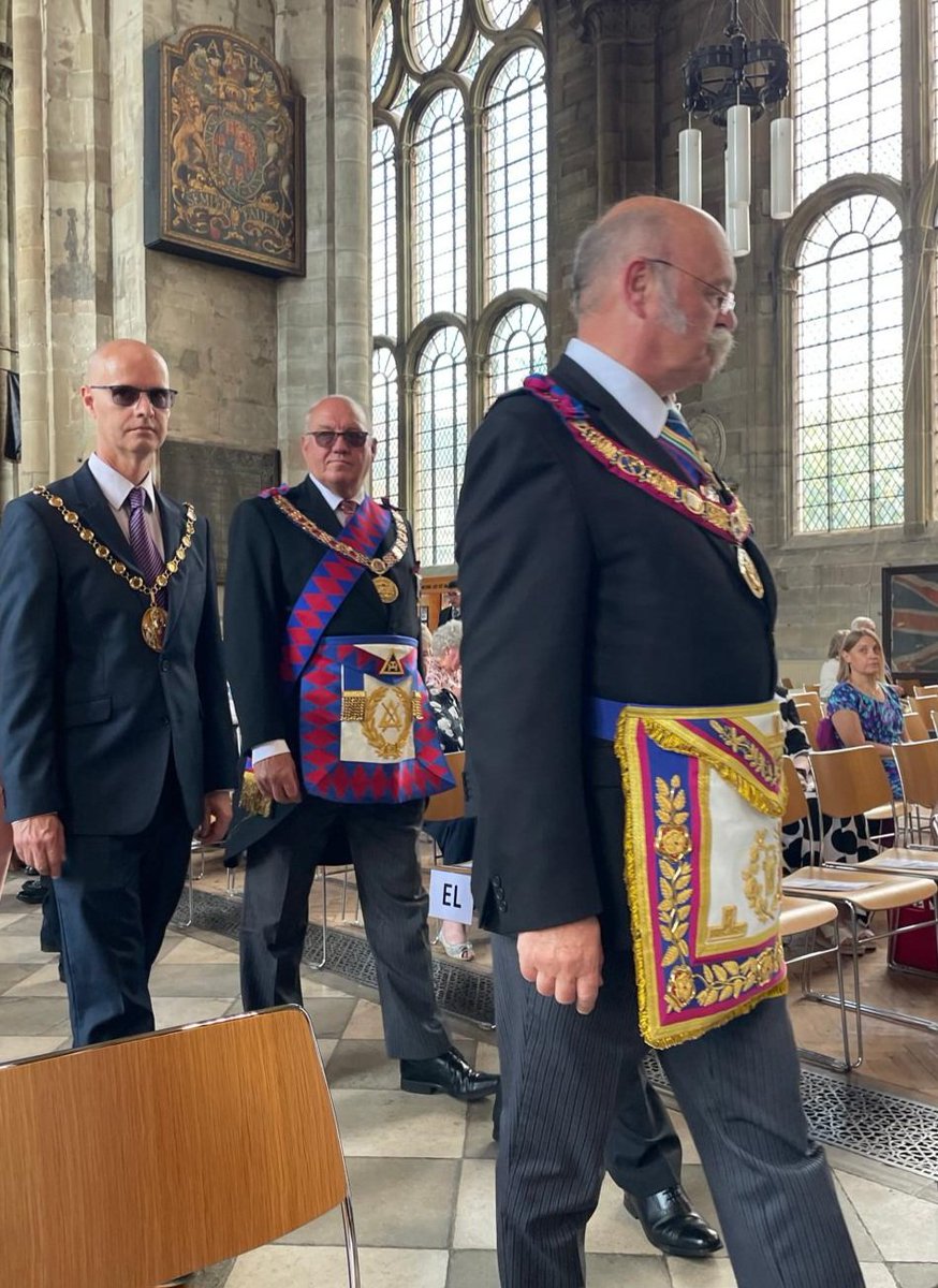 Today was the Annual Church Service of the Provincial Grand Lodge of @warksfreemasons at St Mary's Church.
Thank you to all those who looked after us today, especially <a href="/philhall43/">Phil Hall</a> for the tour and education. It was also very enlightening to learn about their charitable work.