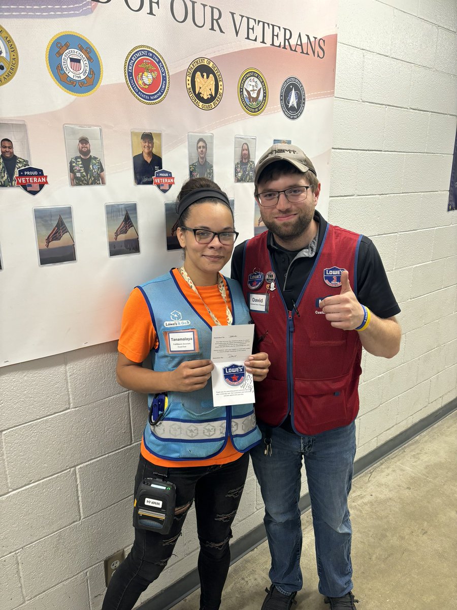 David (@dhicks0588) on Twitter photo Service stars for Tanamalaya and Patrick!! Great job delivering SMART customer service and driving positive LTR. <a href="/BlueBoxR1/">@BlueBoxR1</a> <a href="/jrdtomblin/">Jarod Tomblin</a> <a href="/BenitoKomadina/">Benito.Komadina@Lowes</a> <a href="/JBBailey9/">JBBailey</a> Service stars for Tanamalaya and Patrick!! Great job delivering SMART customer service and driving positive LTR. <a href="/BlueBoxR1/">@BlueBoxR1</a> <a href="/jrdtomblin/">Jarod Tomblin</a> <a href="/BenitoKomadina/">Benito.Komadina@Lowes</a> <a href="/JBBailey9/">JBBailey</a>